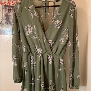 Final Touch Long Sleeve Romper